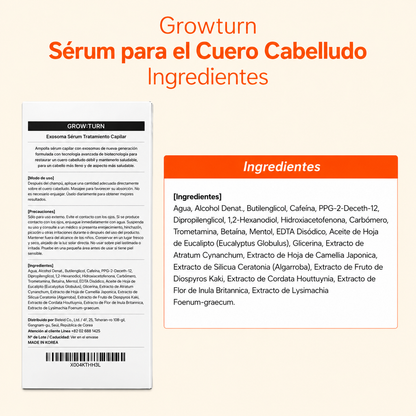 Lilyeve™ Grow Turn Complete Hair System - Sérum + Cepillo LED para potenciar tu rutina capilar diaria.
