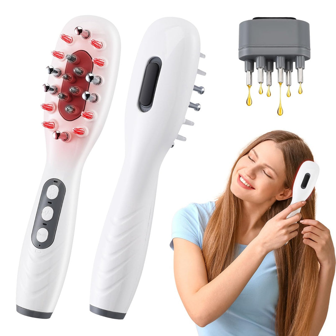 Lilyeve™ Grow Turn Complete Hair System - Sérum + Cepillo LED para potenciar tu rutina capilar diaria.
